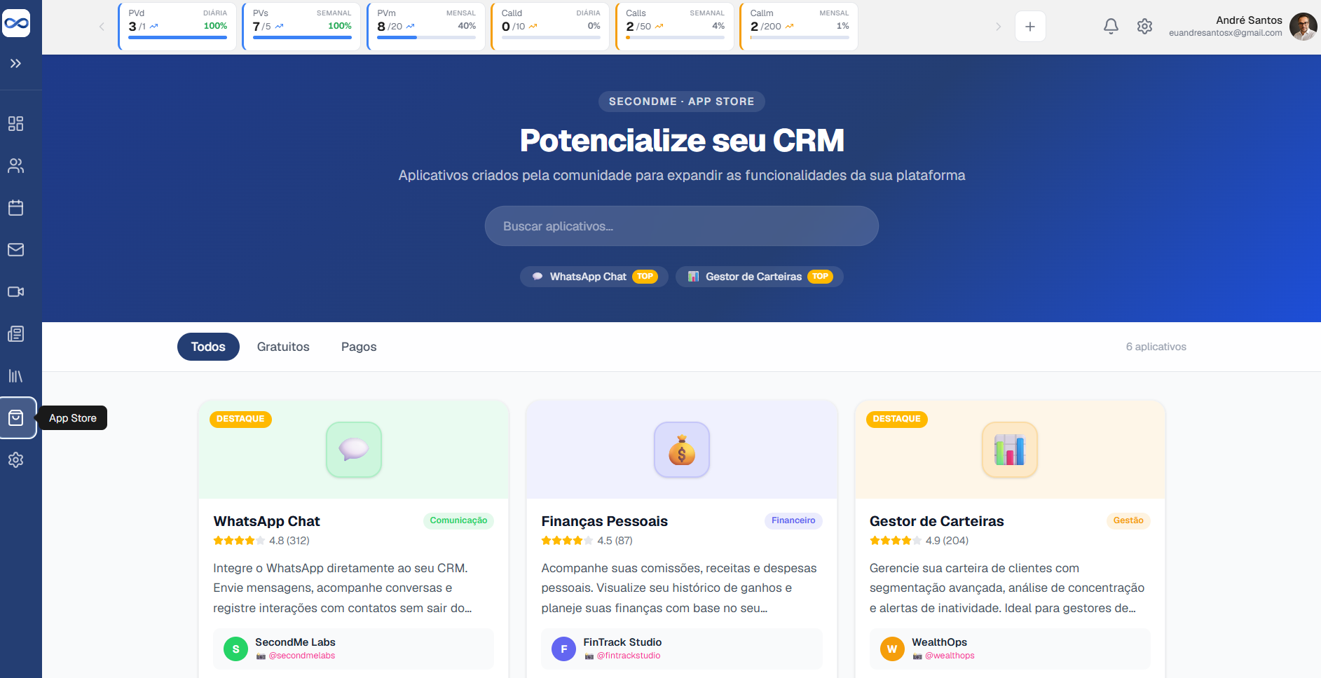 App Store SecondMe CRM